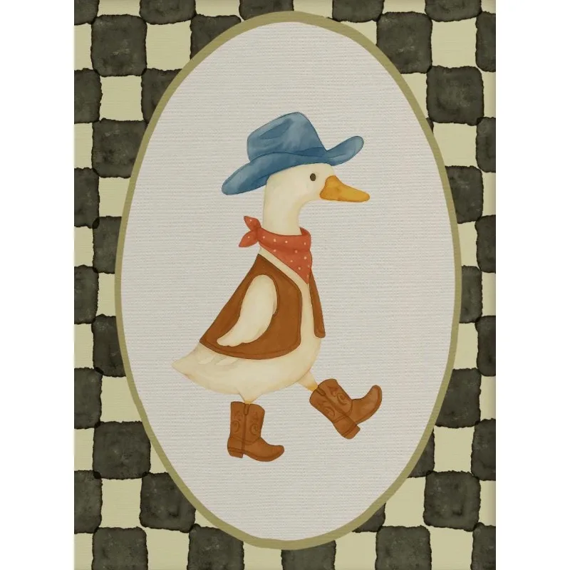 

Животные мультяшный постер на холсте