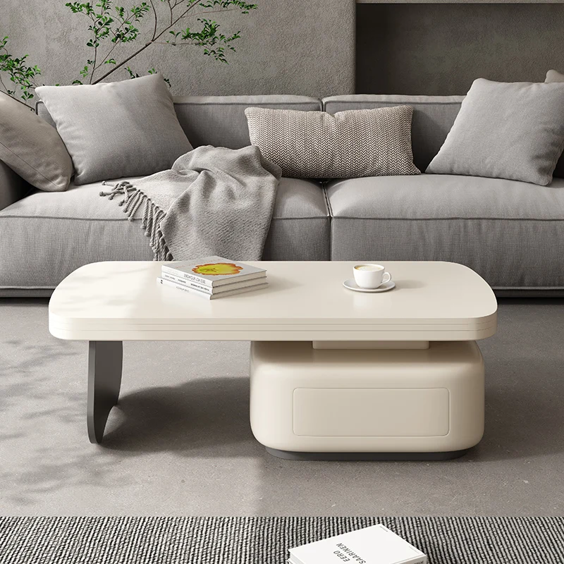 Электрический подъемный журнальный столик многофункциональный складной