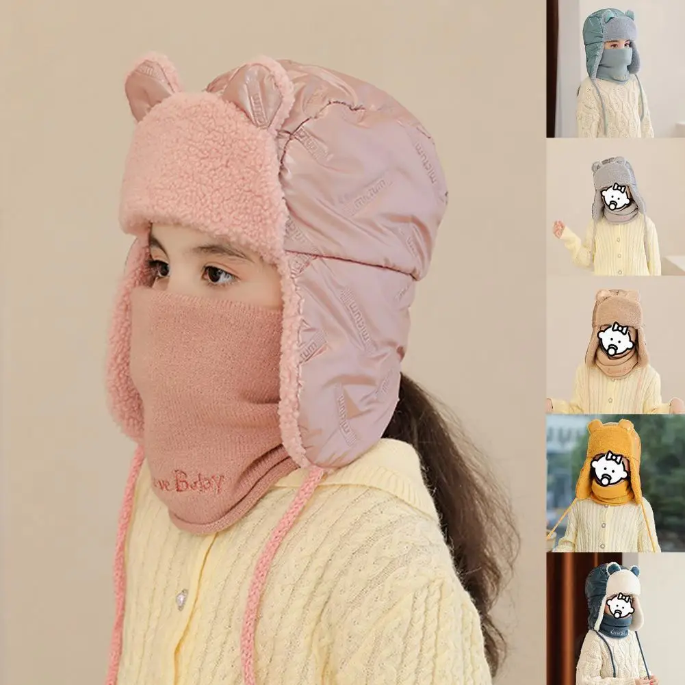 

1 комплект, Детская плюшевая шапка и шарф