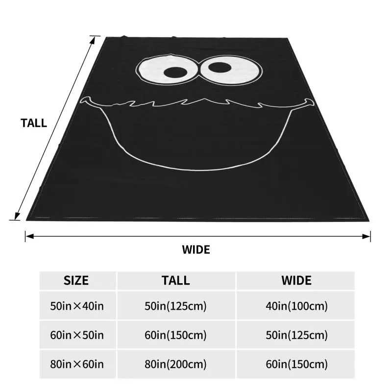 Одеяло с улыбающимся лицом для печенья Elmo Krumel домашнее классическое всесезонное