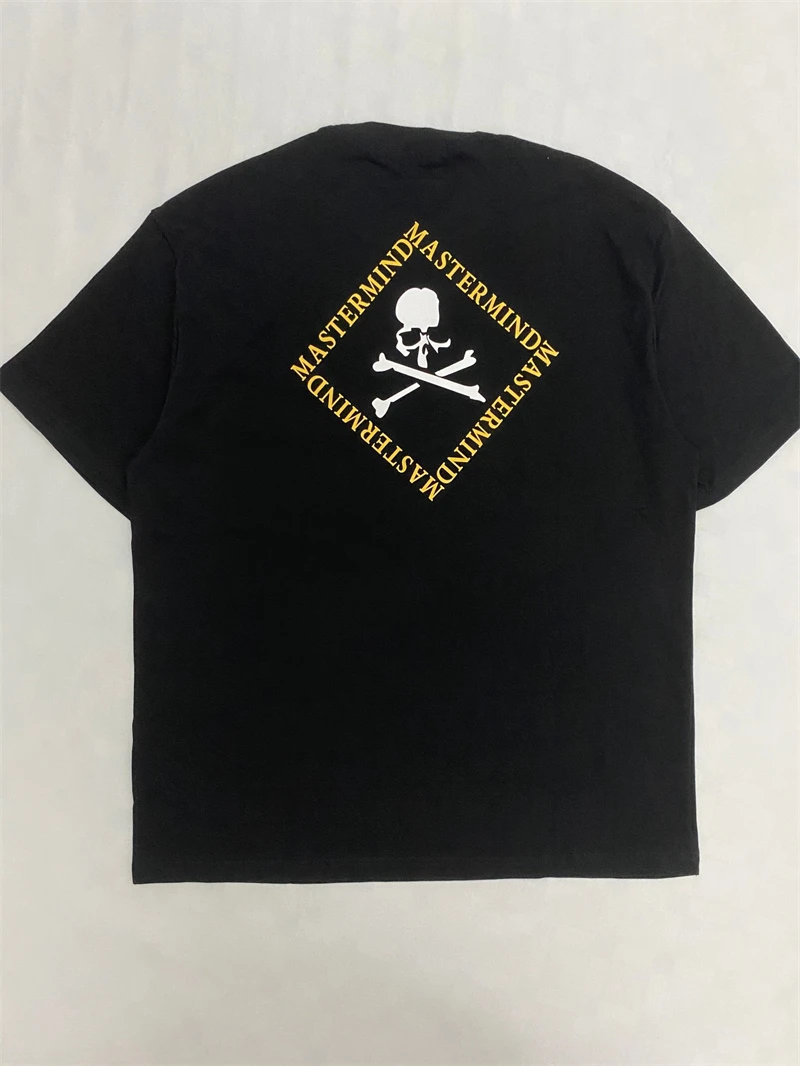 

Новые черные мужские и женские футболки Mastermind, высокое качество, футболки y2k