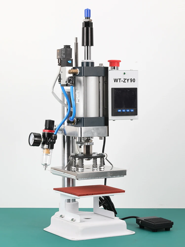 Маленькая настольная пневматическая теплопередающая машина для быстрой