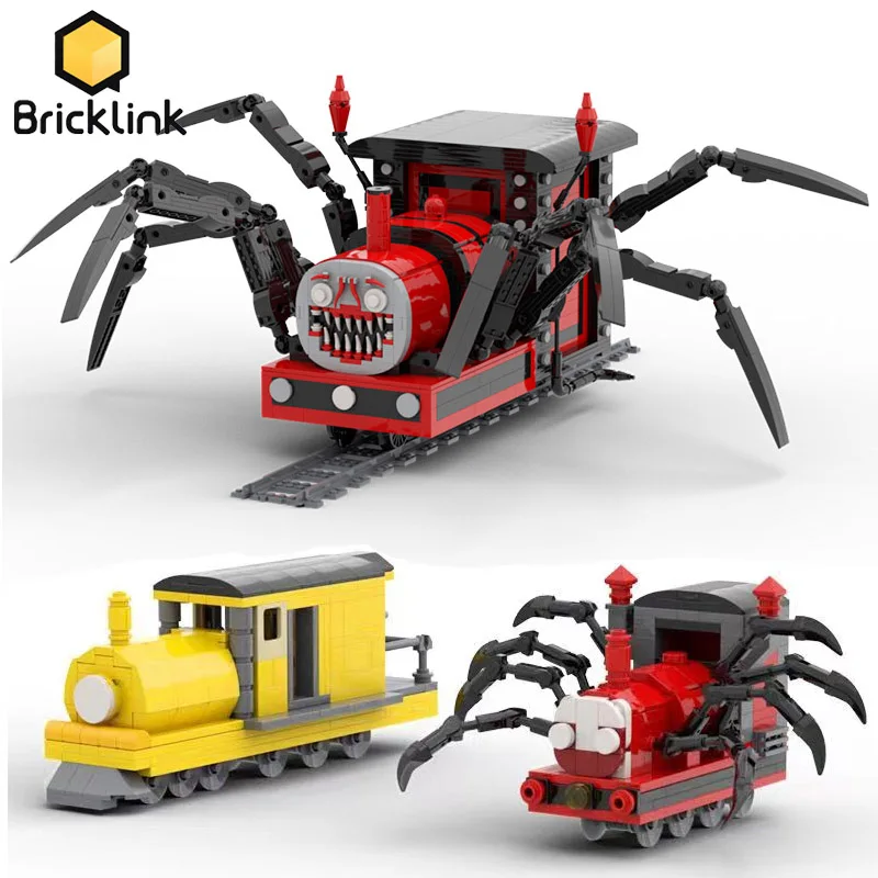 

Экшн-фигурки Bricklink Ideas MOC, ужасная игра, Choo-Choo, Чарльз, монстр, СПИД, набор строительных блоков, детские игрушки, подарок на Хэллоуин