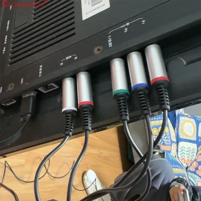 Фото 1 шт. 3-метровый AV-кабель 5RCA для PSP 2, 3, PSP GO с конденсатором и резистором, разнокрасочный, 3RCA ﻿ №2