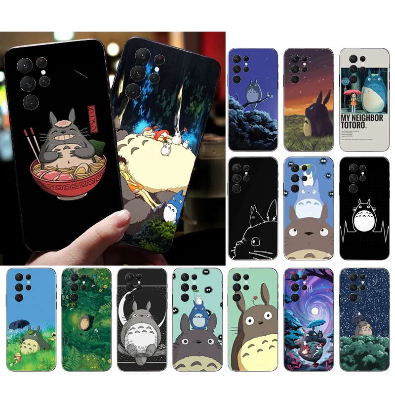 

My Neighbor Totoro Phone Case for Samsung Galaxy S23 S22 S21 S20 Ultra S20 S22 S21 S10E S20FE Note 10Plus 20 Ultra Funda