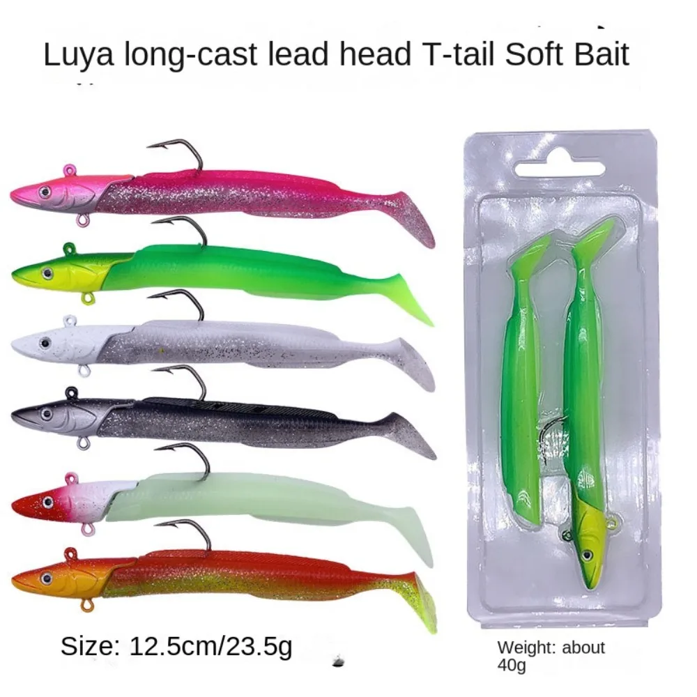 2024 приманка в виде рыбьего угря из углеродистой стали перья скумбрии треска