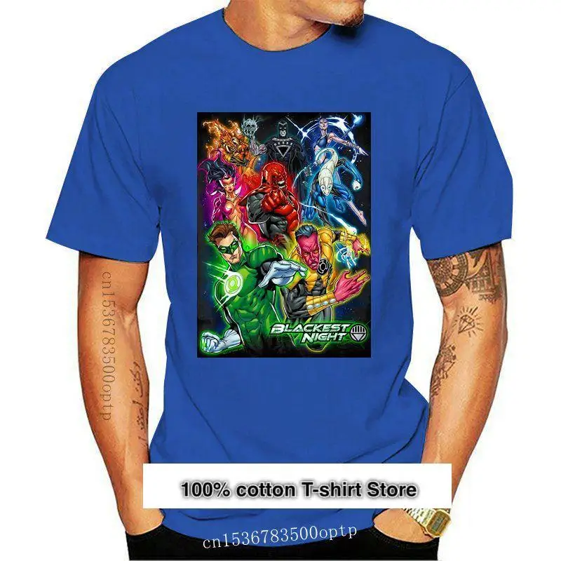 

Nueva camiseta verde del grupo Blackest de la linterna