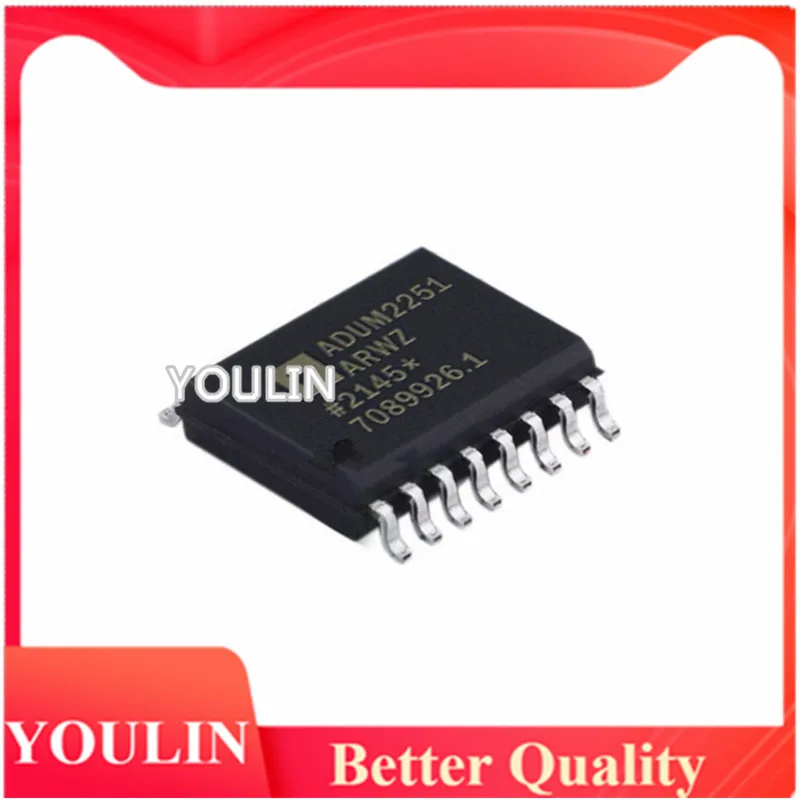 

2pcs New original product ADUM2251ARWZ-RL ADUM2251 digital isolator chip SOP-16 chip