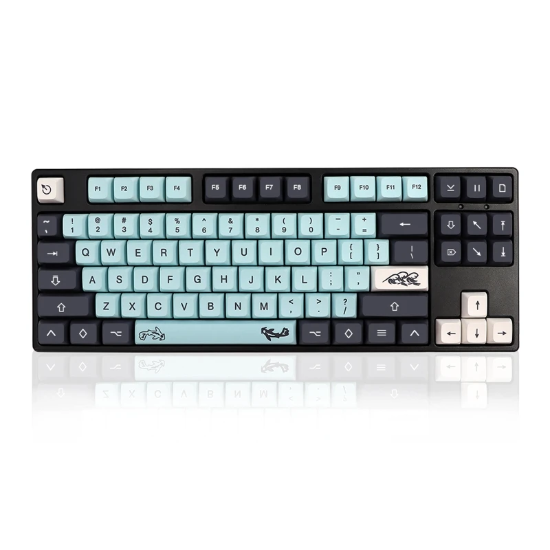 132 клавиши Mizu Dye Sub Keycaps XDA PBT Keycap для 61/64/68/75/84/980/104 Механическая клавиатура клавиш