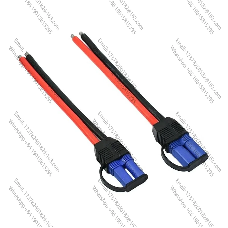Фото EC5 injection molding connection cable with cover 10AWG male female plug cable high current 100A power cord №2