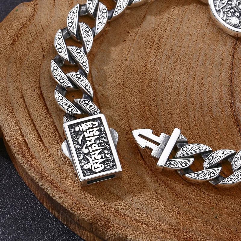 Браслет из серебра 925 этно стиль