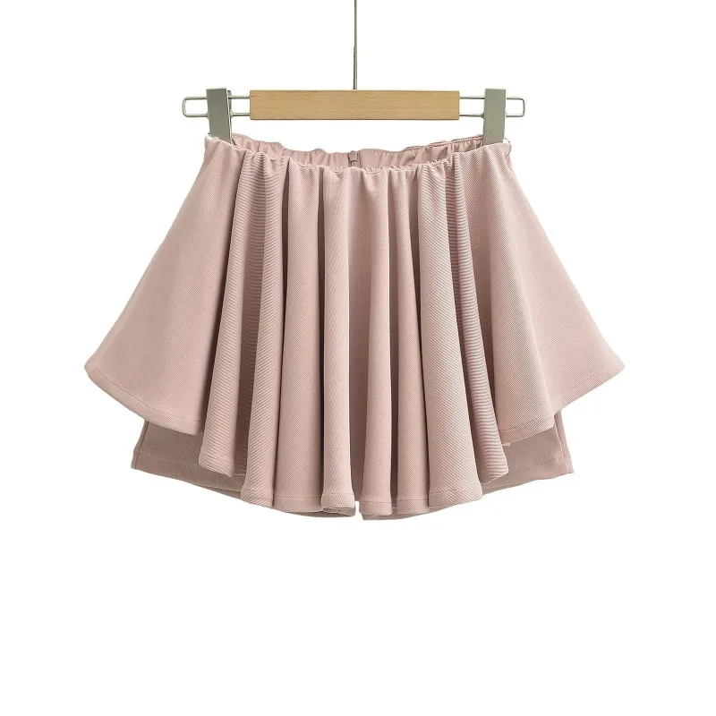 Плиссированная эластичная женская модная юбка с высокой талией Y2k пикантная