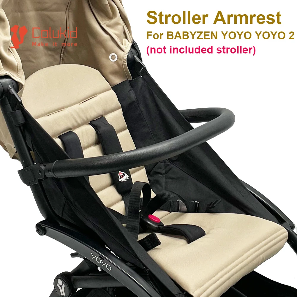 Stroller Accessories stroller rattle toy and high quality leather armrest and extend footboard footrest for YOYO YOYO2 Yoya