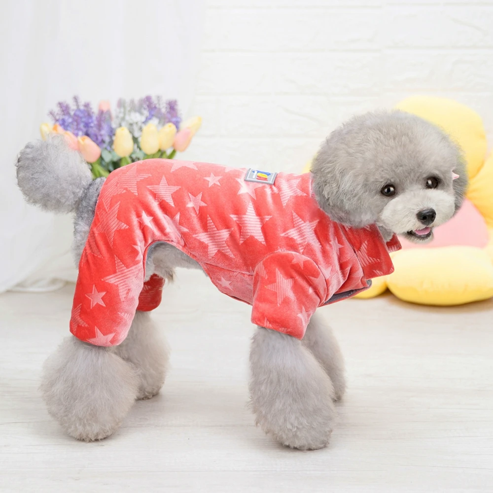 Зимняя водонепроницаемая одежда для собак утепленный теплый комбинезон