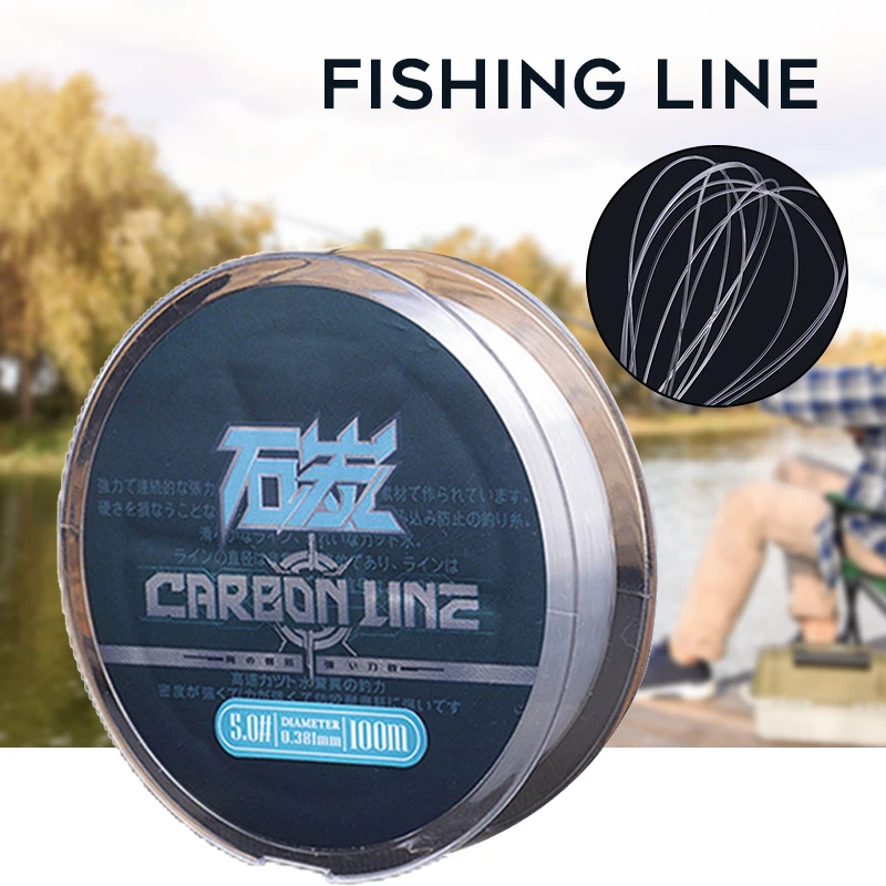 

50/100m Fluorocarbon Fishing Line Strong Pulling & Low Ductility Faster Sinking Fluorocarbon Fishing Line Strong Dropshipping