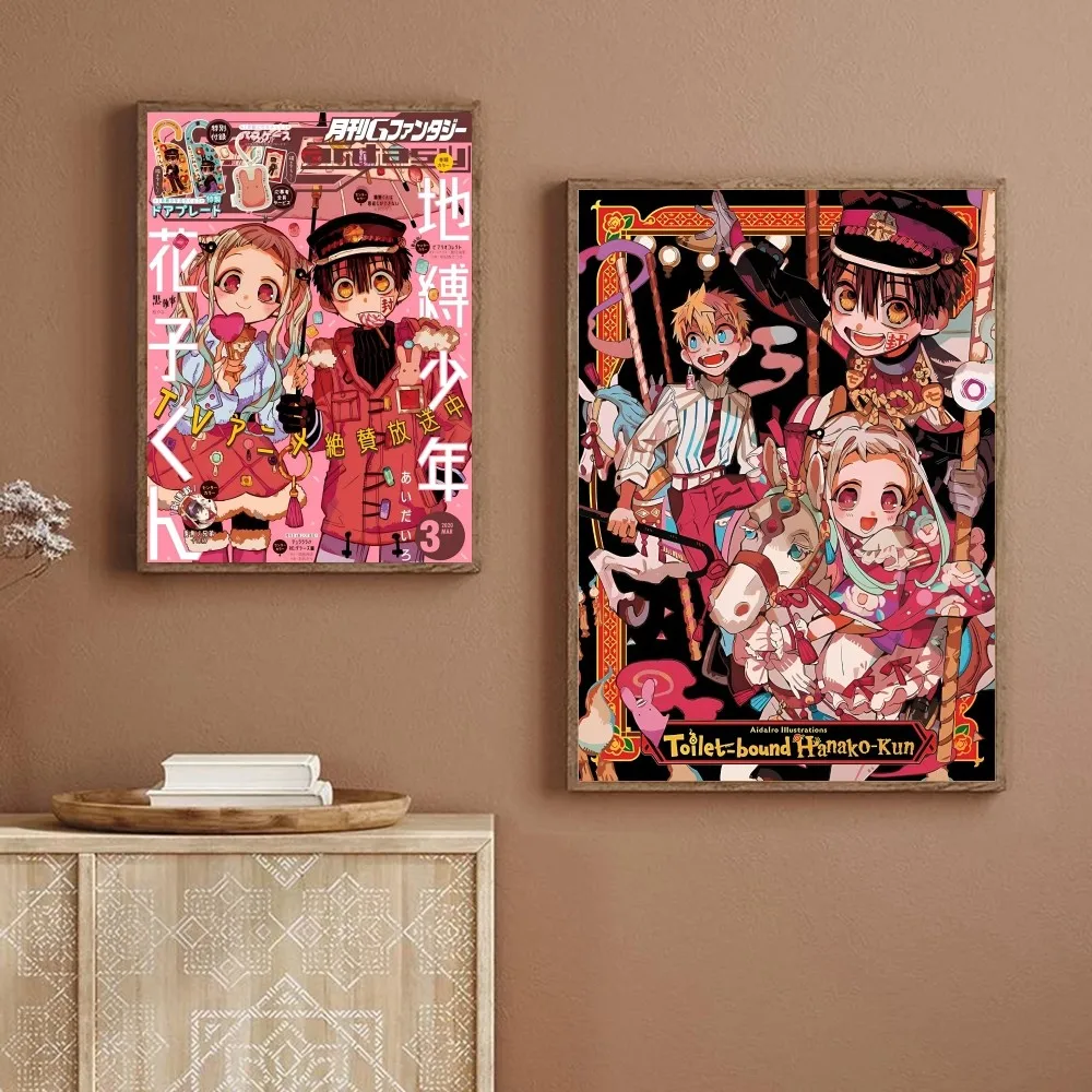 Туалетный плакат Hanako-kun японское аниме ролевые фигурки постер с бумажным принтом