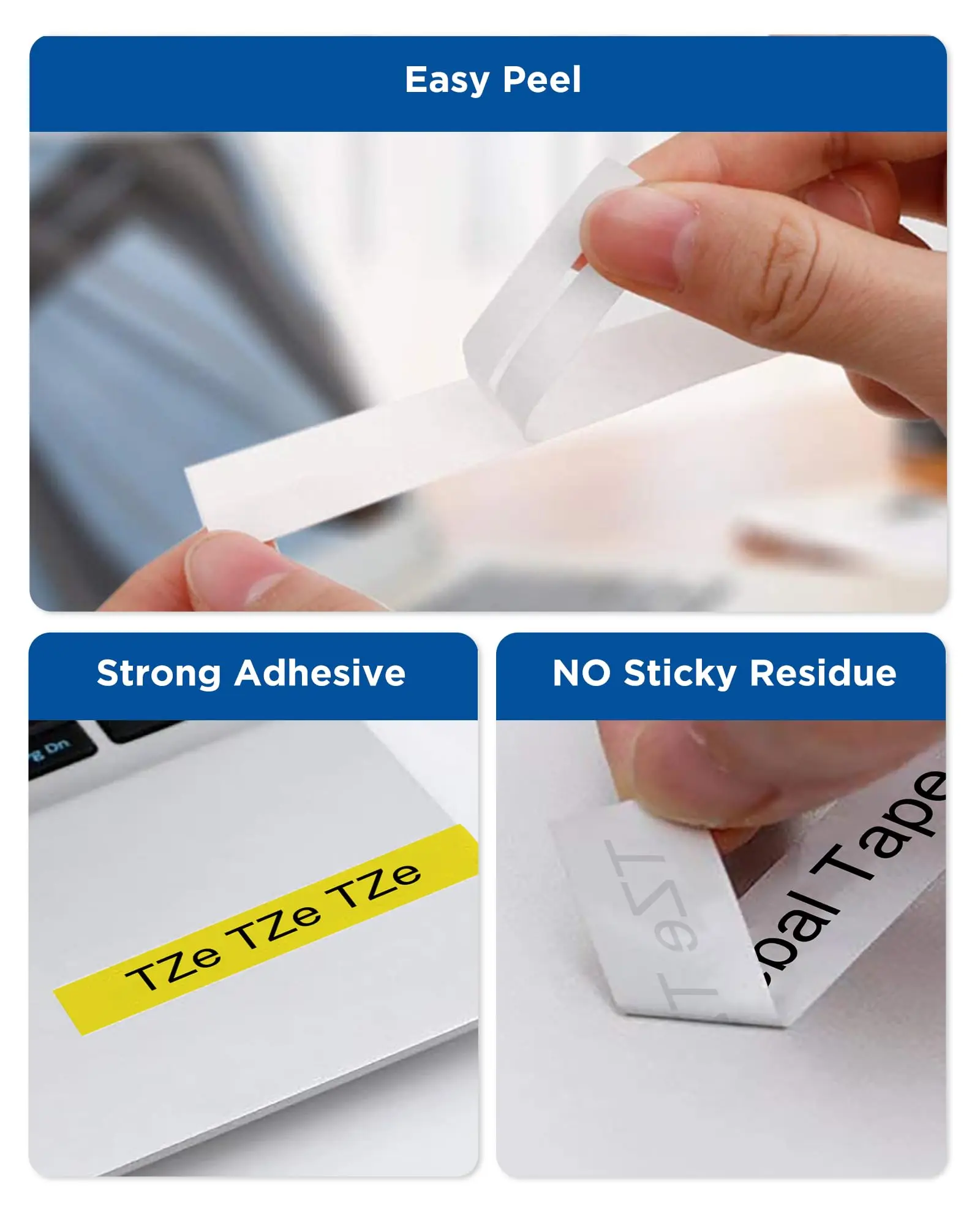 Лента для брата TZe лента этикеток картридж 12 мм совместимый с лентой Brother Ptouch E110 D600