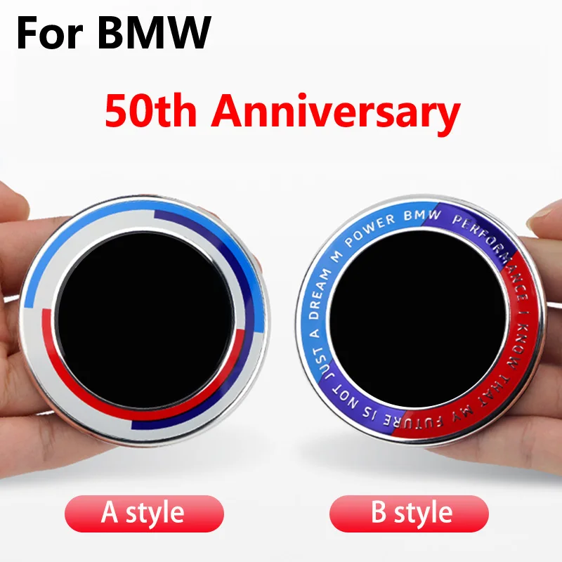 Автостайлинг 50-jarig с логотипом юбилея для Bmw X 3X4X5 6 5 7 серии Gt E60 E87 E90 F30 F10 G21 G32 38 Exterieur