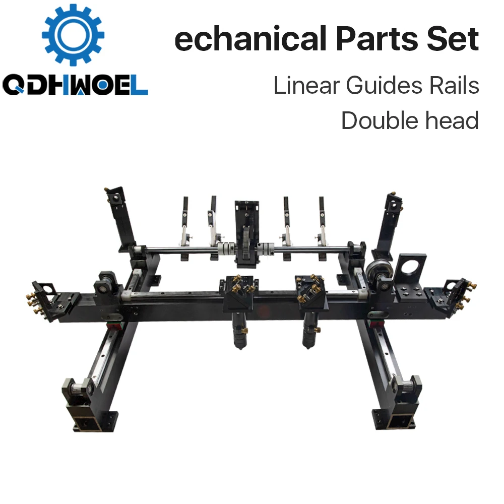 

Mechanical Parts Set 600mm*400mm Single Double Head Laser Kits Spare Parts for DIY CO2 Laser 6040 CO2 Laser Machine