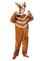 elk animal cosplay mascot christmas costume cartoon cute stage performance party cosplay