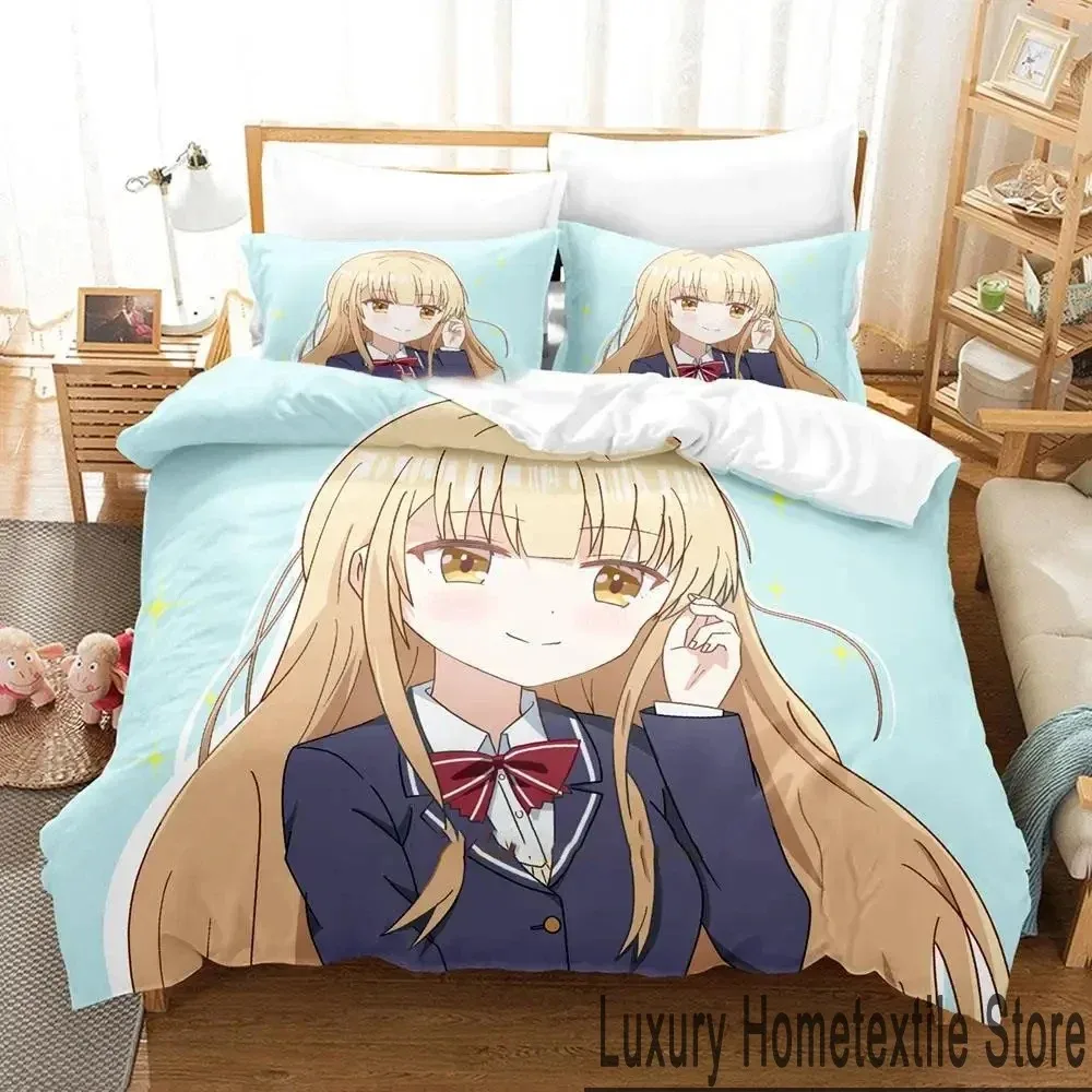 The Angel Next Door Spoils Me Rotten Аниме Комплект постельного белья Пододеяльник