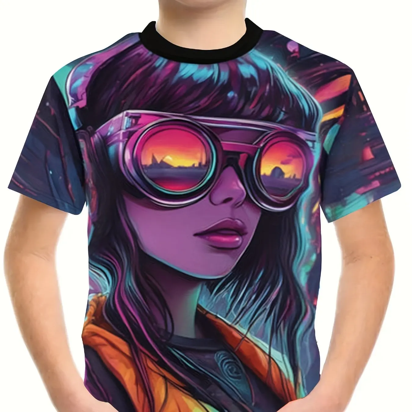 dziecięca odzież Chłopcy Tshirt z krótkim rękawem Dziecko T Shirt 3D Cartoon Print Casual Round Neck Tees Kids Summer Clothes Girl Top