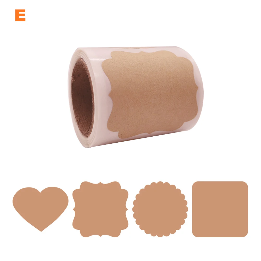 

Home Bottle Tags Roll Assorted Shape Scrapbooking Present Supplies DIY Writing Paper Label Stickers Self Adhesive For Jars