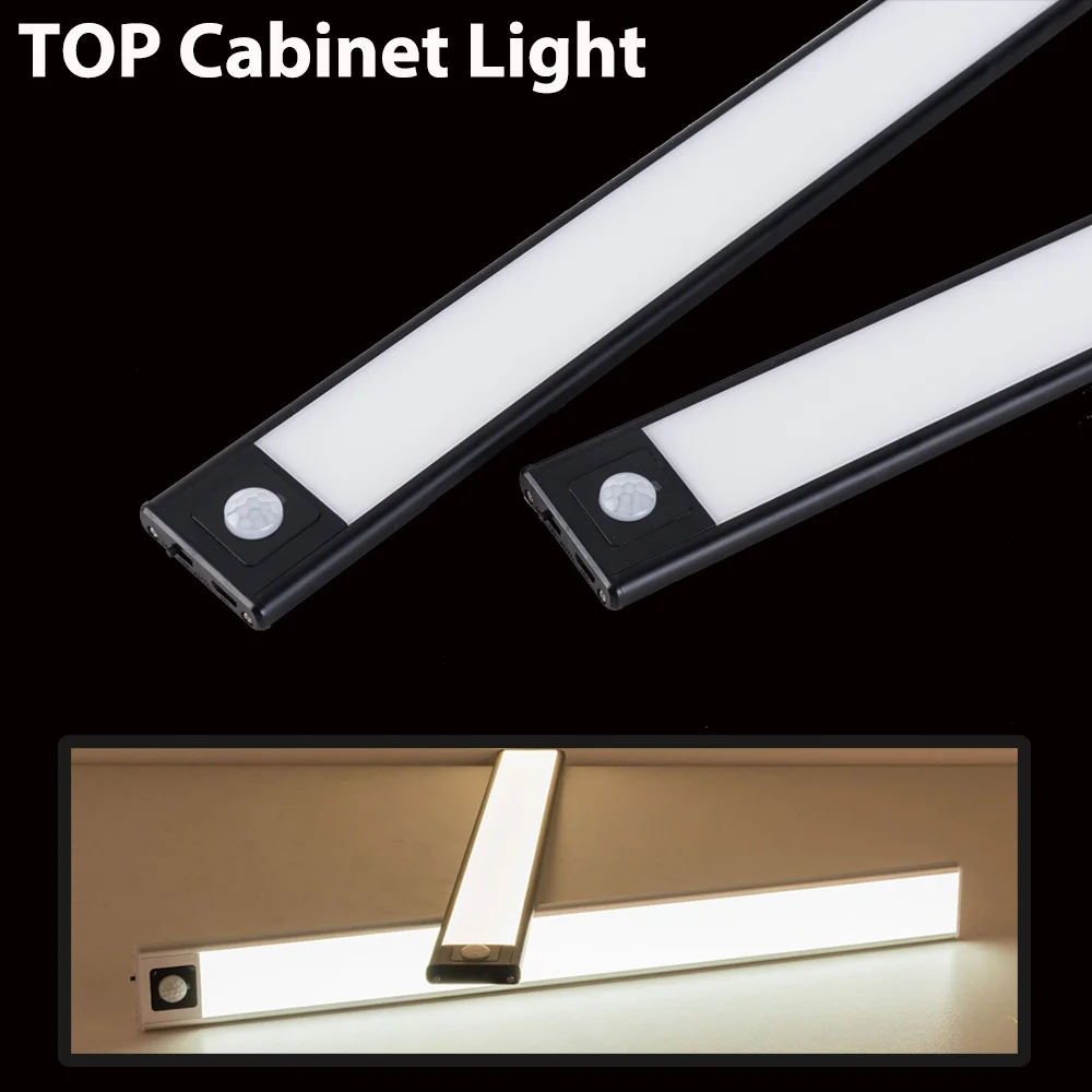 Светодиодный ночник с датчиком движения светодиодная лампа под шкаф