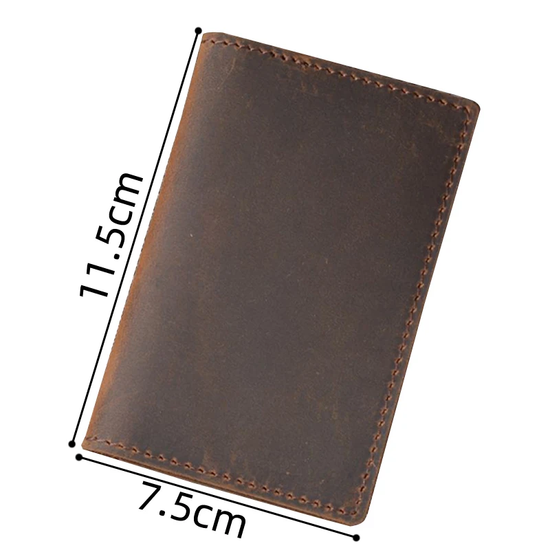 Маленький органайзер для карточек из натуральной кожи, формы бумажника, сделанный вручную из коровьей кожи, фактурный документационный конверт, сумка для хранения, подарок.