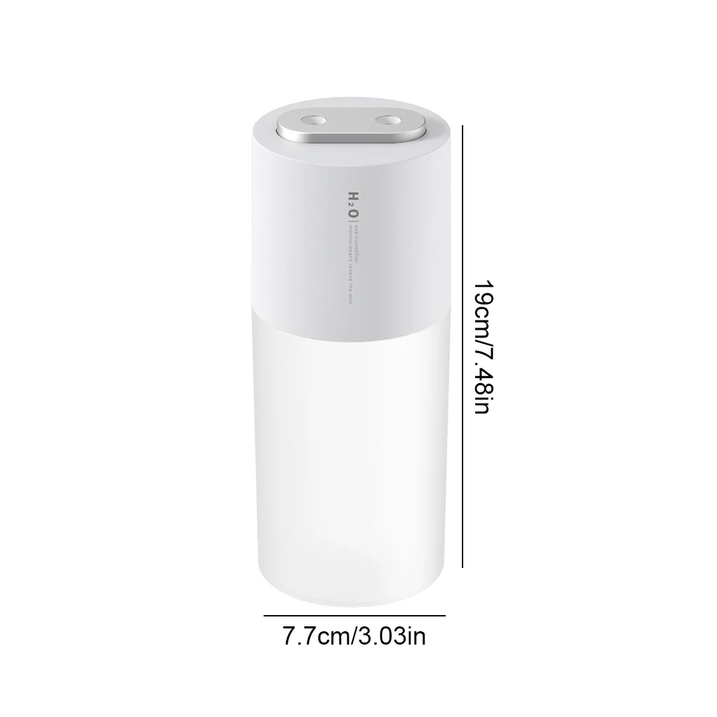 

Автомобильный увлажнитель воздуха с двойным распылителем, 3 Вт, USB, 400 мл, регулируемый увлажнитель воздуха для дома и автомобиля