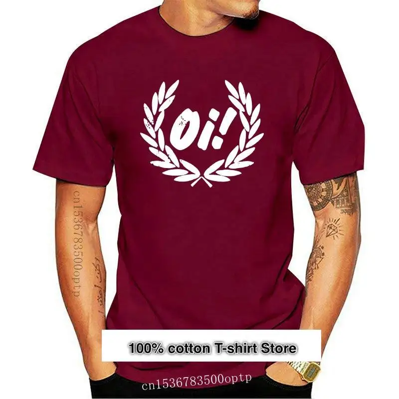 

Ropa de hombre Oi Skinhead, camiseta negra, S-3XL