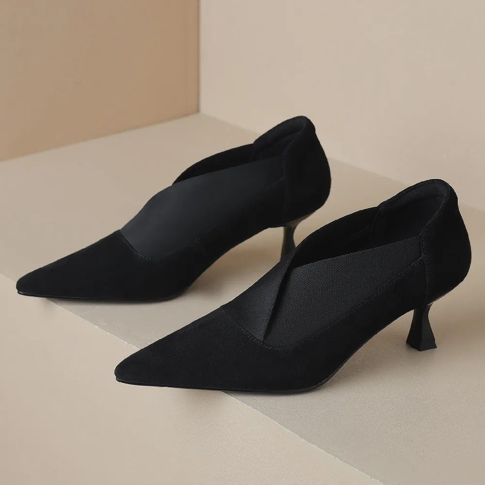 Туфли-лодочки женские на высоком каблуке 5 см