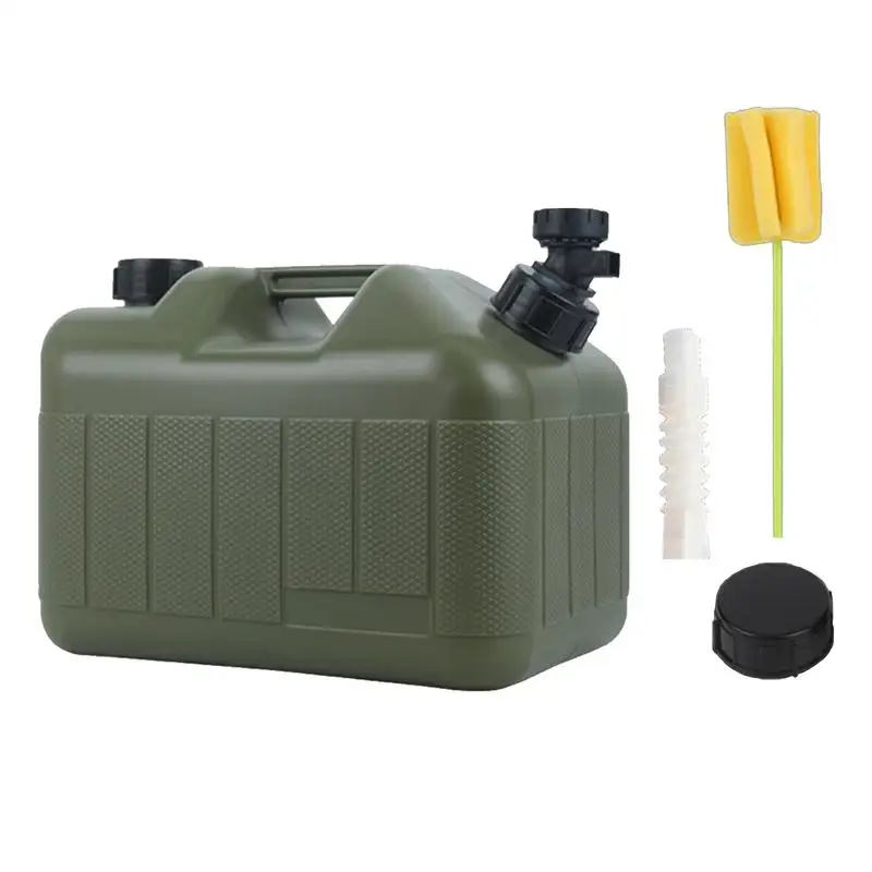 

Water Storage Jug Camping 10L/12L Water Storage Canteen With Spigot Large Capacity For Outdoors Hiking Backpack Camping Survival