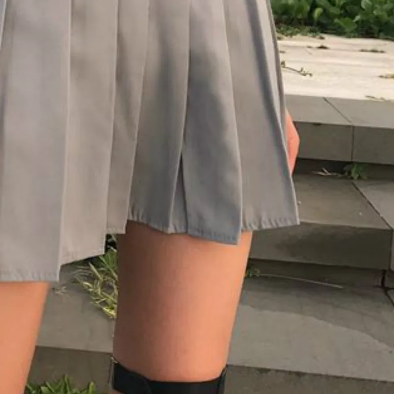 Плиссированные женские летние юбки с высокой талией для студентов в стиле преппи