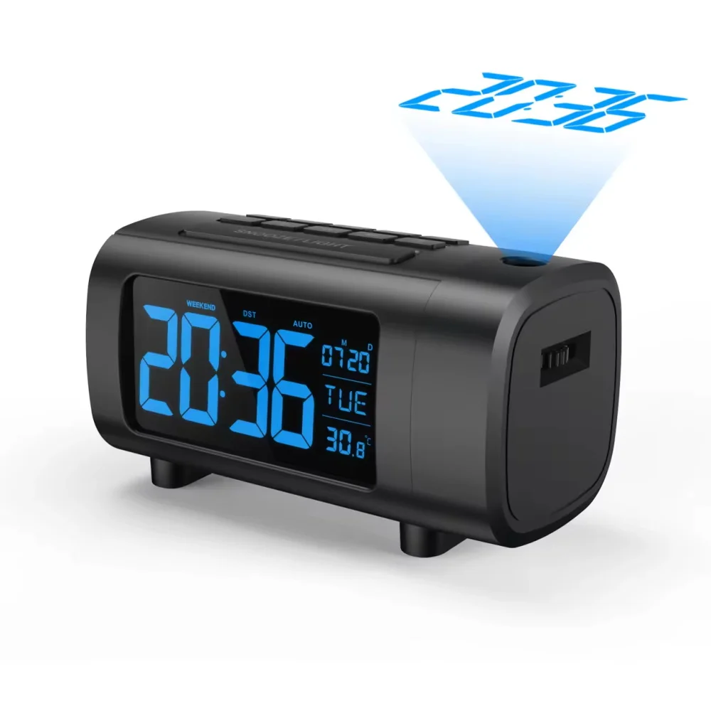 

VOCOO 180° Проекционный Будильник