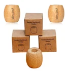 60 шт. бамбуковые зубные щетки es держатели оптом мягкие щетинки набор для взрослых Экологичные вторичные деревянные продукты