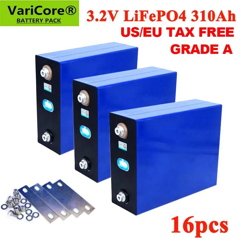 

16 шт., литий-железо-фосфатные солнечные батареи 3,2 В Ач