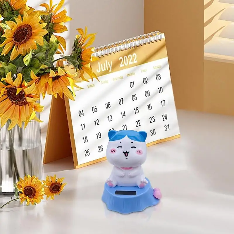 Милые качалки для приборной панели автомобиля фигурки на солнечной энергии