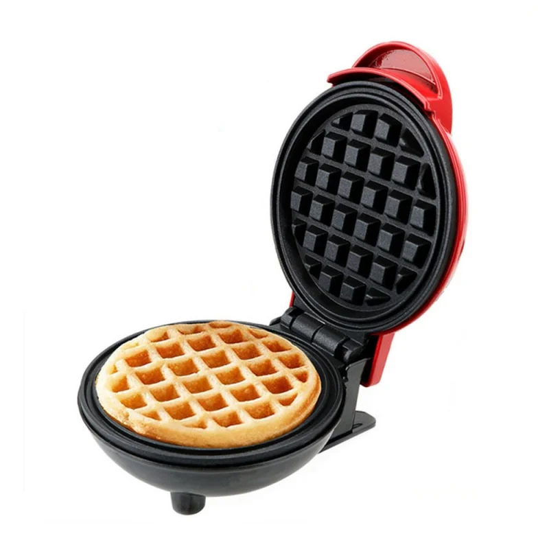 110V Love Heart Shape Waffle Machine Sandwich Maker Round Toaster Light Food Breakfast Electric Grill US Standard 4 in 1 Toster images - 6