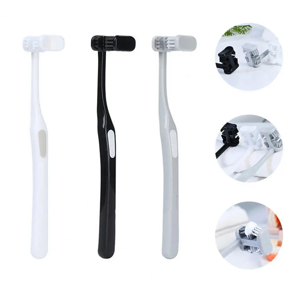 

Practical Manual Toothbrush U-shaped Convenient Wrapped Toothbrush for Teeth Cleaning Six-sided Toothbrush