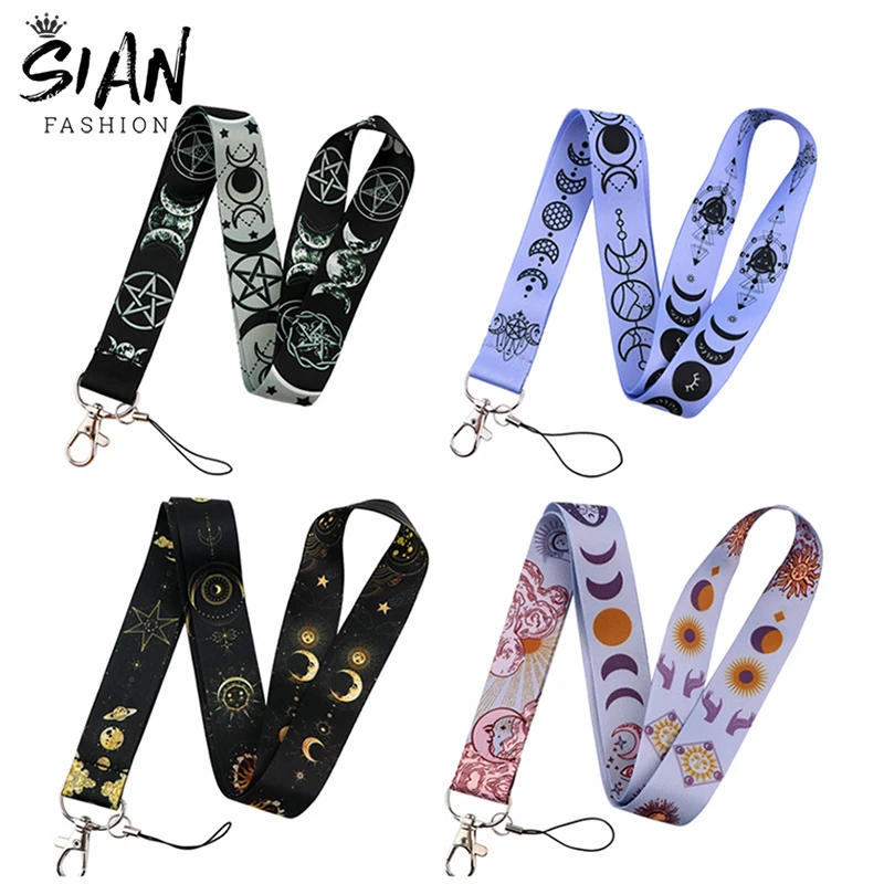 Брелки для ключей Тройная Луна богиня фотозвезда волшебный амулет ремешки