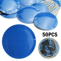 50pcs 32mm car rubber wired tyre patches puncture repair mushroom plug patch kit durable blue motorcycles part