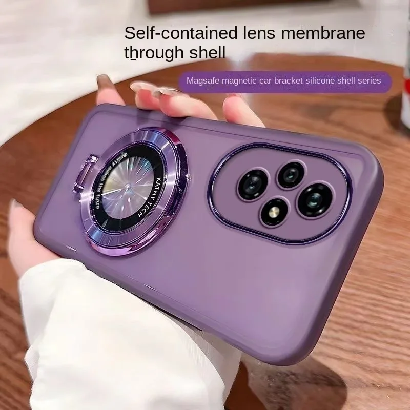 Новый чехол для телефона MagSafe Huawei Honor 200 pro X60 Pro X6B X9B матовый с магнитным держателем