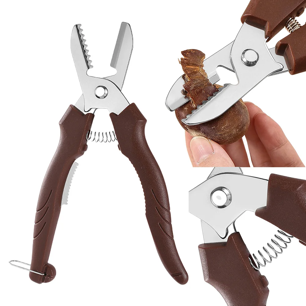 Ножницы для каштанов овощечистка из нержавеющей стали эргономичный резак