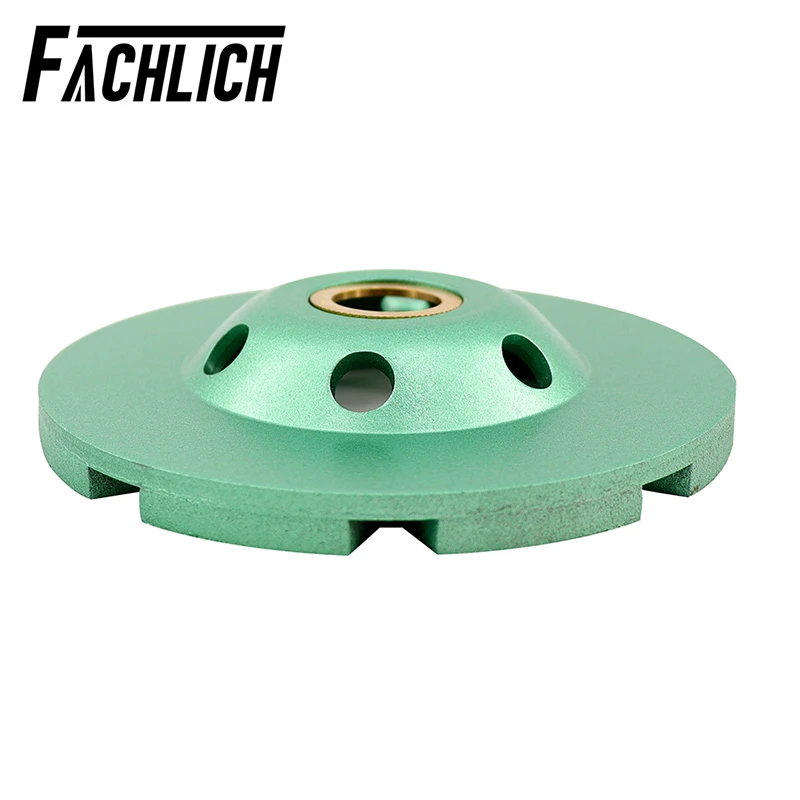 FACHLICH 1pc 4"/Dia100mm Diamond Grinding Wheel Polishing Concrete Marble Granite Masonry Hot Pressed Thickness 5mm Grinder