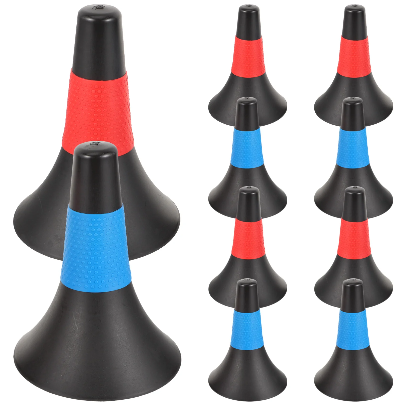 

10 Pcs Disc Football Accessories Plastic Sports Cone Equipment Mini Footballs Training Tool Soccer Supplies Trumpet Youth