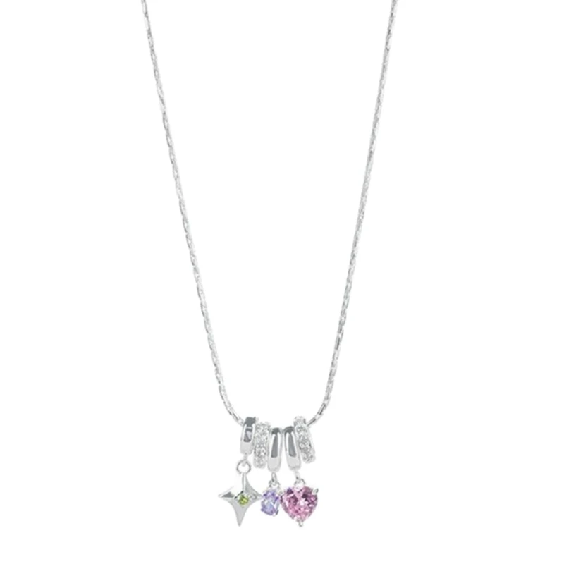 

Star Pendant Necklaces Hot Girl Women Y2k Jewelry Alloy Material Gift for Women