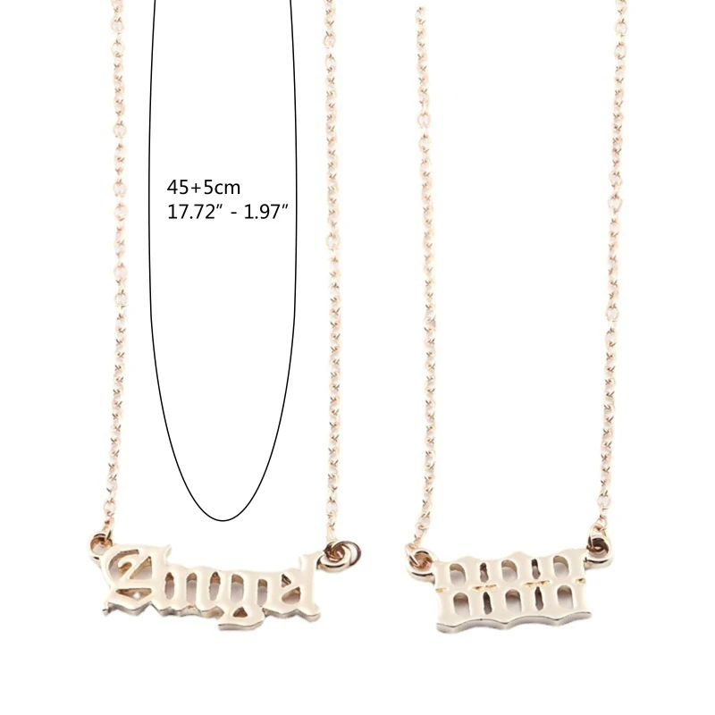 Женское Ожерелье с подвесками в виде цифр ангела |