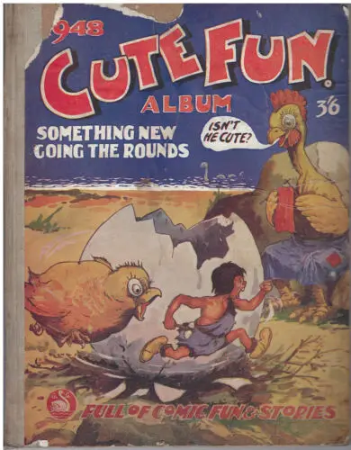 1b милый забавный альбом 1948 Gerald G Swan первый выпуск в твердом переплете ежегодный