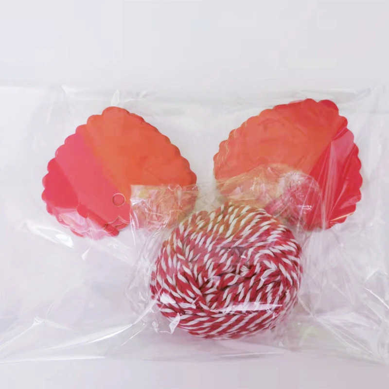 

Бирки для подарков на день Святого Валентина, 100 шт., 220 см, красно-белый шпагат, в форме красного сердца, бирки из крафт-бумаги, подарок на день...